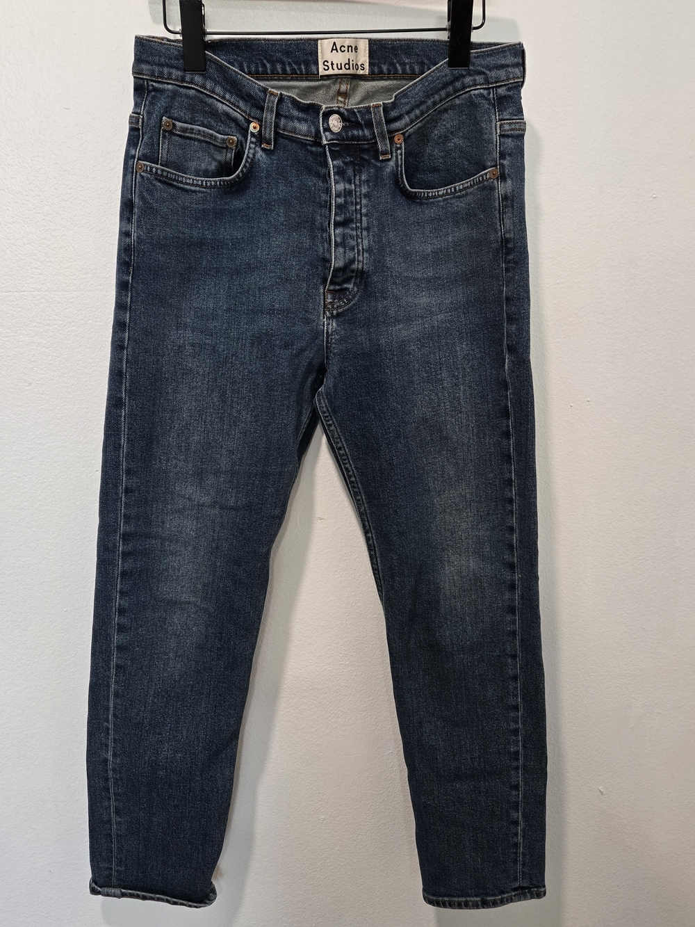 Acne Studios Blue Slim Straight Jeans